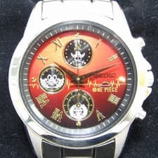 Good Condition Seiko x One Piece FILM RED Film Red Men s Wristwatch Quartz Limit