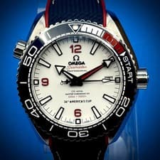 2021 Omega Seamaster Planet Ocean Americas Cup Limited Edition