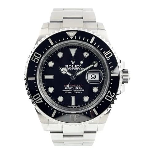 Rolex Sea Dweller Red Letter Steel Black Dial 43mm Men’s Watch 126600