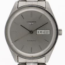 LONGINES Admiral Day-Date WATCH gray SS AT