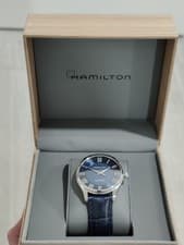 Jazzmaster Blue auto Dial Mens HAMILTON 100% Authentic H42535640