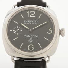 Panerai Radiomir Black Seal PAM00380 SS SS×Non original rubber Stem-winder black