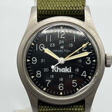 Hamilton Khaki Field 9219 Manual Winding Men's Watch 40mm Pre-Owned
