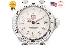 ▶️[ N MINT ] TAG Heuer S/el SEL S99.013 White Dial 200M Men's Quartz Watch JAPAN