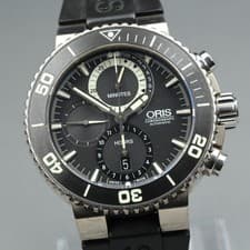 ORIS Carlos Coste Cenote Titanium 7655-71 Automatic Black Men's Watch 46mm Exc+5