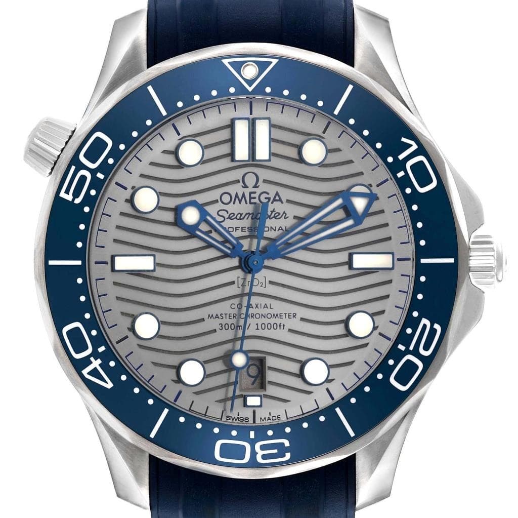 Omega Seamaster Diver 300M Steel Mens Watch 210.32.42.20.06.001 Box Cards