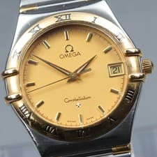 Vintage 1998 OMEGA Constellation 396.1201 Cal.1532 Men's Quartz Watch 34mm 6J