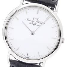 IWC SCHAFFHAUSEN Portofino IW334103 white Dial Quartz Men's Watch_943487