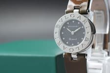 [Near MINT w/ Paper] BVLGARI B.zero1 BZ22S Black Dial Women's Quartz Watch JAPAN