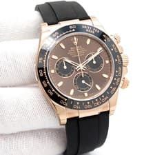 Rolex 116515LN Cosmograph Daytona 18K Rose Gold with Chocolate Dial (New Old Sto