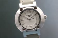 [N MINT] HERMES Nomade NO1.210 Silver Dial Auto Quartz Women's Watch From JAPAN