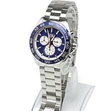 TAG Heuer Formula 1 CZ1018 Men’s Quartz Watch Steel Blue Dial 43mm Used