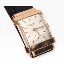 Vintage Patek Philippe Top Hat Cinesino 38x25 mm 18K Rose Gold Manual Watch 1450