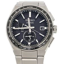 Seiko Astron Men s SBXY039 8B63 0BB0 NEXTER Titanium Box Included Date Black Sol