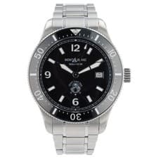 Mont Blanc 1858 Black Dial Stainless Steel 41mm Automatic Men’s Watch 129371