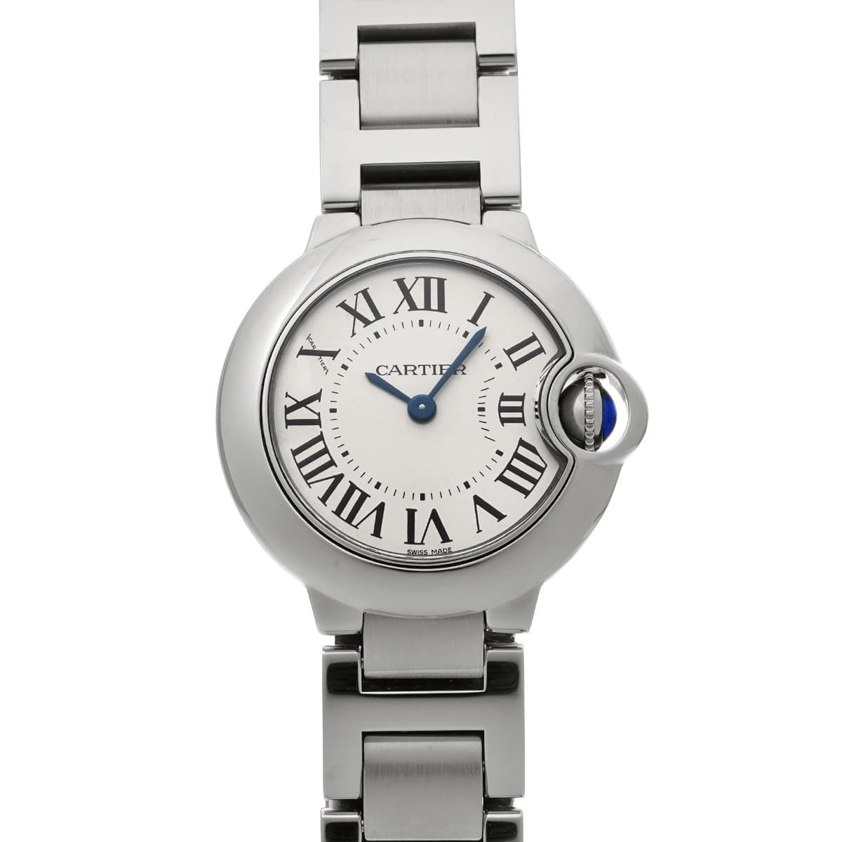 CARTIER Ballon Bleu de Cartier 1.1 " W69010Z4 Silver WATCH 726465