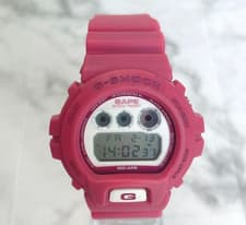 CASIO G-SHOCK DW-6900 BAPE A Bathing Ape Pink Watch Limited