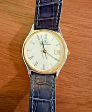 Jaeger-LeCoultre Master Control Date Two-Tone Quartz Ref 146.145.5 No Box