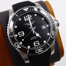 Longines HydroConquest L3.780.4.56.9 Diver watch 39mm 300m WR