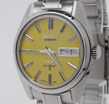 Rear [ Near Mint ] KING SEIKO 5626-7000 Automatic Men's Watch yellow dial Japan