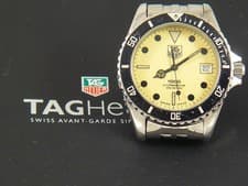 TAG Heuer 1000 Nightdiver 980.113N Lume dial on a stainless steel band From EU