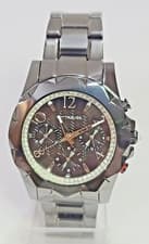 WITTNAUER CHRONOGRAPH BALCK DIAL STAINLESS STEEL WOMEN'S WATCH MW5-34