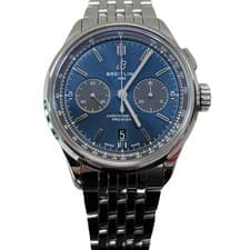 Breitling Premier B01 Chronograph 42 Full Set Blue Dial AB0118A61C1A1 AB0118A61C