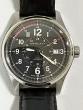 HAMILTON Khaki Field H705950 40mm Black Dial Date Automatic Men's Watch