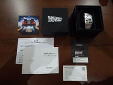 Citizen Ana-Digi Temp Watch Limited 300pcs Back to the Future Collaboration Uni