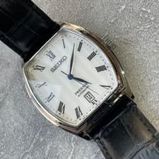 SEIKO Presage 4R35-02V0 Mechanical Automatic Watch Black Leather Band