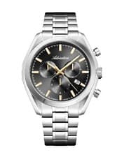 ADRIATICA Men Casual Watch Classic Dress Black Dial Waterproof Swiss Chronograph