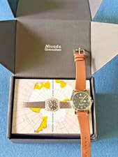 2026 - Nivada Grenchen - Super Antarctic 3.6.9 - Black Dial - Brown Leather