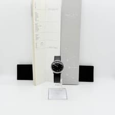 JUNGHANS Watch 1103-1366 027.370200 Black Manual Winding Men's w/Box, Guarantee