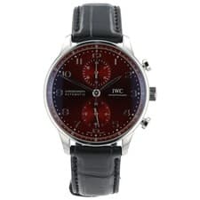 IWC Portugieser Burgundy Dial Stainless Steel 41mm Automatic Men’s IW371616