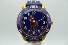 RALPH LAUREN POLO BRONZE SWISS MADE AUTOMATIC SPORTING PONY 42MM 100M