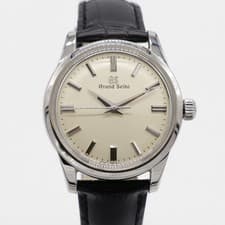 Grand Seiko Elegance Collection Steel 37mm Ivory Dial SBGW231 Leather