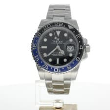 Rolex GMT-Master II SS 116710BLNR Black Dial Mens 40mm Automatic Wrist-Watch.