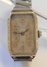 Vintage Circa 1940 14K White Gold Case Waltham Ladies Wrist Watch 26492633