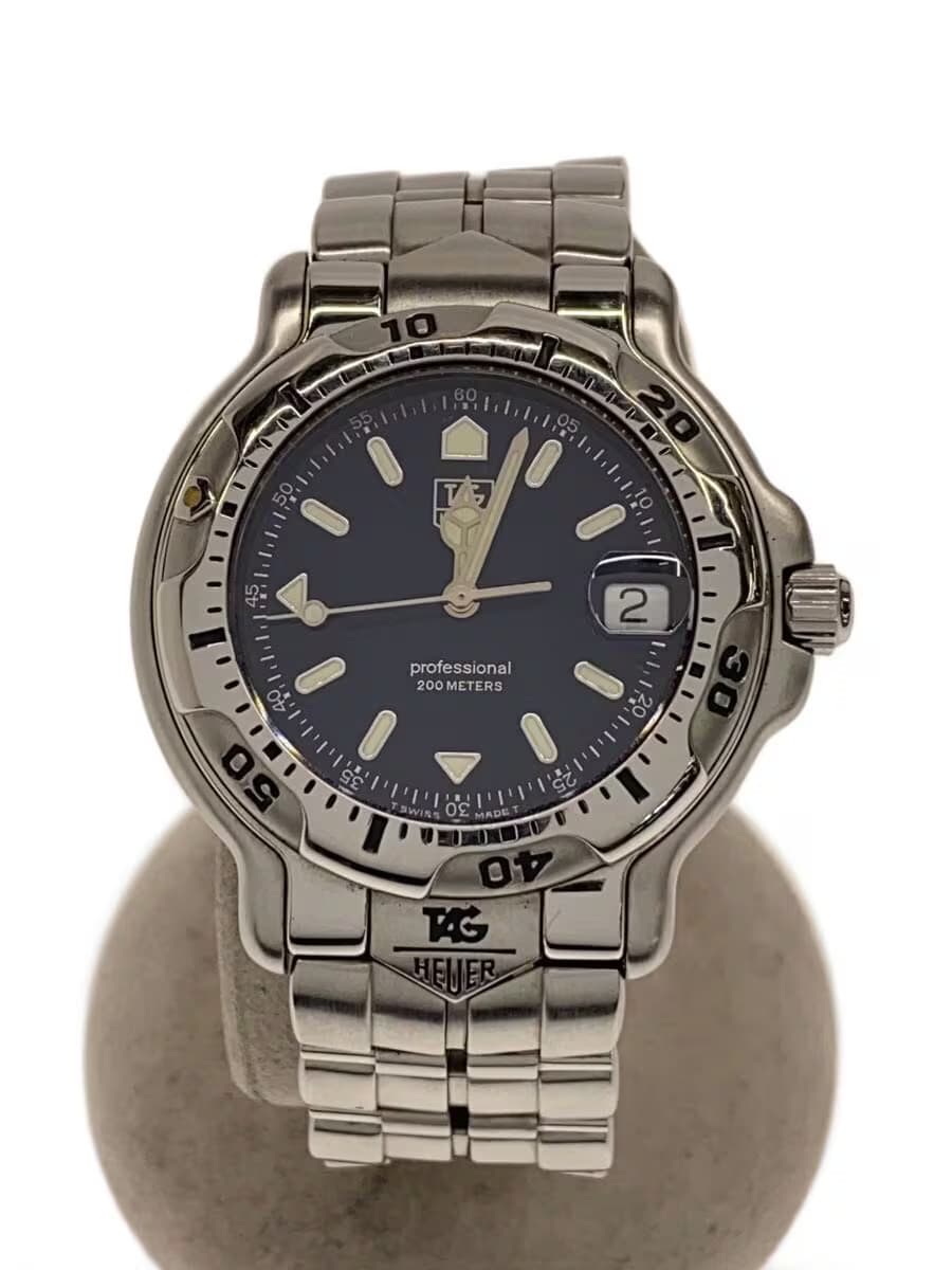TAGHeuer Quartz Watch Analog Stainless NVY SLV WH1115 K1