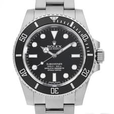 ROLEX SUBMARINER No Date 114060 black Random Number second hand mens