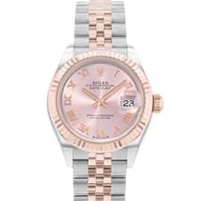 Rolex Datejust 28 279171 Pink Dial Steel 18k Rose Gold Ladies Watch Papers 2022