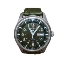 Used SEIKO Automatic watch/Analog/Canvas/GRN/GRN/7S36-03J0//