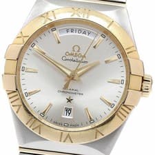 OMEGA WATCH 123.20.38.22.02.002 CONSTELLATION CO-AXIAL CHRONOMETER SS/YG MEN'S