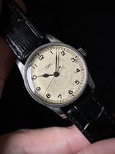 1942 WW2 Issued Ebel 6B/159 6B/234 steel case RAF Pilot watch Ebel 101