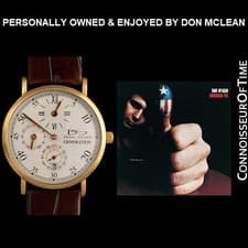 PERSONALLY OWNED & WORN BY DON MCLEAN with TWO COAs - Daniel Steiger Generation