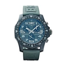 Breitling X82310 Endurance Pro 44 Chrono Green Dial Rubber Quartz Men's Watch