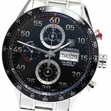 Defective Tag Heuer TAG HEUER CV2A10 Carrera Chronograph Automatic Men s 901207