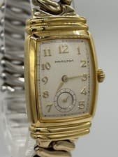 Hamilton Benton Quartz Womens Dress Watch Timepiece White Dial wrist 20cm