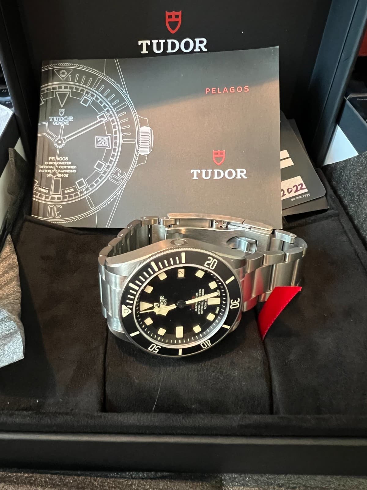 Tudor Titanium 42MM Pelagos 25610 Diver's Watch Circa 2022 Box and Papers LEFT