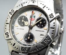 TAG HEUER 540.206 2000 Series Professional 38mm Chronograph Quartz Men's Watch